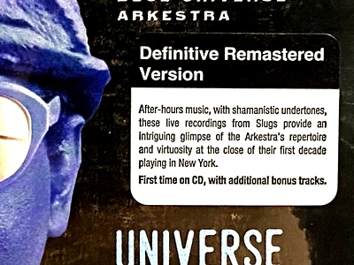 SUN RA & HIS BLUE UNIVERSE ARKESTRA Universe In Blue CD w Hype, Bonus Tracks - Image 1 of 3