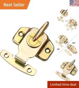 Elegant Zinc-Plated Table Leaf Hardware - 6 Metal Latches for Secure Connections - Picture 1 of 9