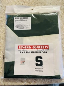 Michigan State University Spartans 3x5 ft Flag NCAA New In Package - Picture 1 of 4