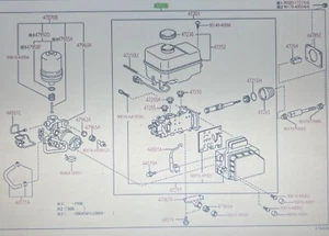 TOYOTA TACOMA 2018-2023 BRAKE MASTER CYLINDER & BOOSTER & RESERVOIR OEM - Picture 1 of 1