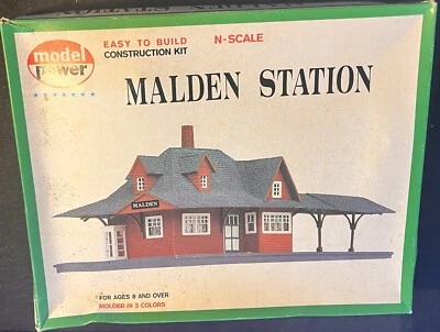 Malden Station Model Kit N Scale Model Power 5 Colors New in Open Box #1524 - Image 1 of 3