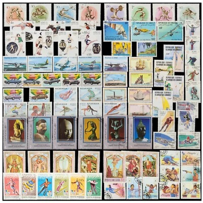 Worldwide Stamp Collection Used (Ed. 3) - 15 Full Sets - 15 Different Countries - Image 1 of 4