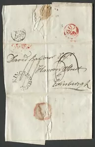 GB Postal History 1796 Entire Devon Kingsbridge 26mm Horsehoe DN850 Rarety "F" - Picture 1 of 7