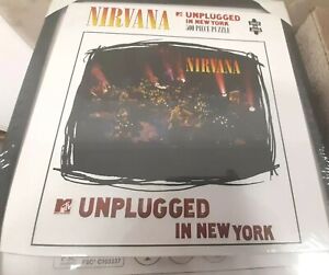 Puzzle 500 pièces  NIRVANA UNPLUGGED IN NEW YORK neuf VINYL 33 t disque