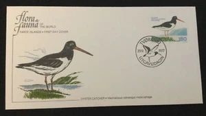 FDC Fleetwood Oyster Catcher Faroe Islands FLORA & FAUNA OF THE WORLD - Picture 1 of 3