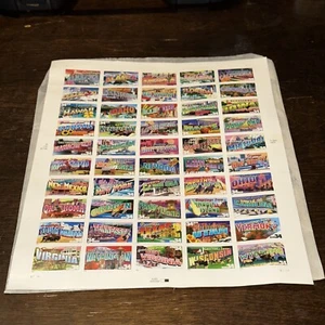 SCOTT #3561-3610 .34 STAATLICHE BRIEFMARKEN POSTFRISCH BOGENGRÜSSE AUS AMERIKA  - Bild 1 von 7