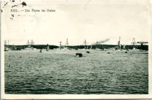 uralte AK, Kiel, die Flotte im Hafen, Schiffe - Foto 1 di 1
