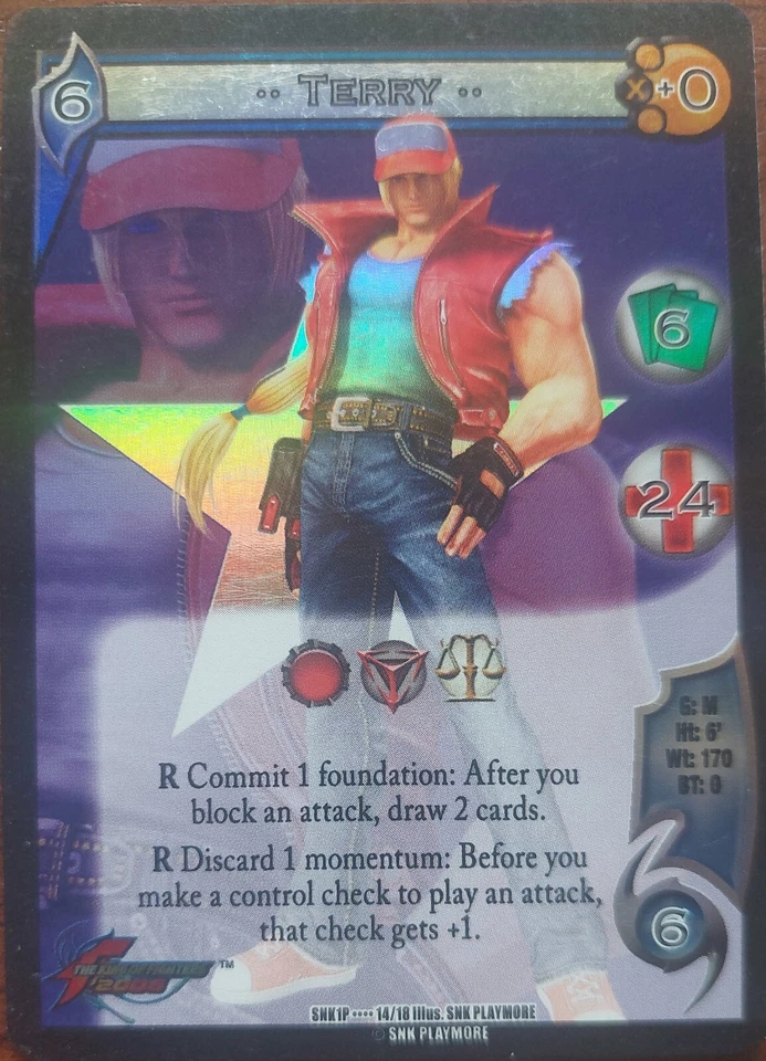 universal fighting system King of Fighters 2006 Promo **Terry** SNK1P - Image 1 of 1