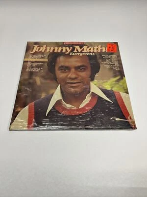 Johnny Mathis, Evergreens, 2-Record Set, 12" Vinyl Records, New - Image 1 of 4