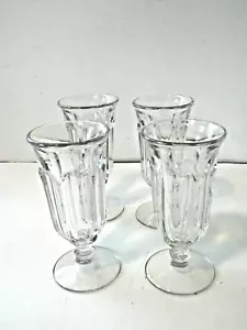 IMPERIAL OLD WILLIAMSBURG CLEAR JUICE GLASSES, SET OF 4, APPROX. 5 1/4" TALL - Picture 1 of 6