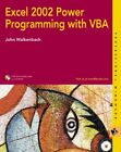 Excel 2002 Power Programming with VBA by Walkenbach, John Paperback Book The
