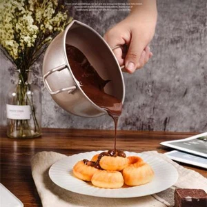 Nonstick Heating Carbon Steel Milk Bowl Baking Tool Chocolate Pot Melting Pan - Picture 1 of 12