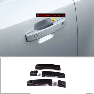 For Land Rover Defender 90 2020-22 Outer Handle Decorative Cover ABS Matte Black - Picture 1 of 9