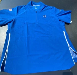 Nike NFL On Field Indianapolis Colts 1/4 Zip Jacket Shirt Pullover S - Picture 1 of 12