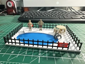 O Scale Howard Johnson Motor Lodge Pool - Picture 1 of 1