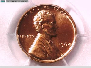 1964 P Lincoln Memorial Cent PCGS PR 67 RD 37647644 - Picture 1 of 3