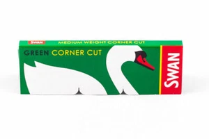 SWAN GREEN CIGARETTE PAPERS 20 booklets of 50 Papers !! FREE DELIVERY !! - Picture 1 of 2