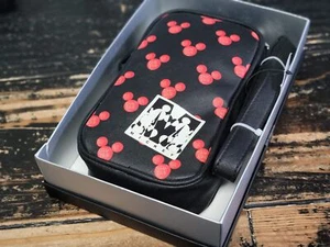Disney Mickey Mouse schwarz/rot Umhängetasche Hüfttasche Tasche Handtasche Geschenkbox - Bild 1 von 2