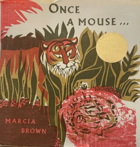ONCE A MOUSE Marcia Brown 1961 Hardcover w/ DJ, First Ed Scribner - Picture 1 of 6