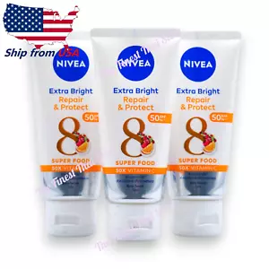 Nivea Extra Bright Repair Protect Body Serum SPF50 PA+++ , 70ml pack of 3 pieces - Picture 1 of 1