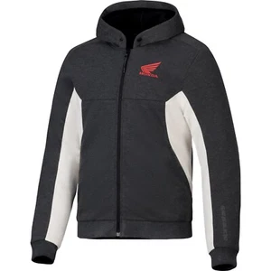 Men's Motorcycle Hoodie L - Alpinestars Chrome V3 Sport Anthracite Melange-Creme - Picture 1 of 3