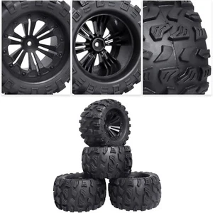 HobbyPark Pre-Glued 2.8" 12mm Hex 1/10 Scale RC Truck Tires and Wheels for Brush - Picture 1 of 5