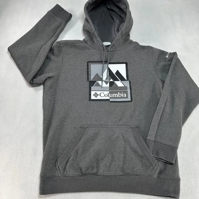 Columbia Sudadera con Capucha Para Hombre Gris Medio Montaña Polar Pullover Exterior Foto 1 de 4