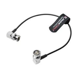 Ultra-Thin 75Ω Coaxial SDI Cable Right Angle BNC for Sony Canon 6G-SDI Camera - Picture 1 of 6