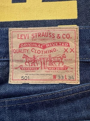 Levi’s Vintage Clothing 501 1978 Reissue Selvedge Jeans Made in USA W33 L34 - Image 1 of 4