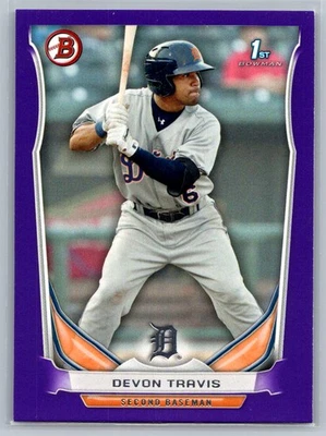 Devon Travis 2014 Bowman 1st Purple Detroit Tigers #BP33 - Image 1 of 2