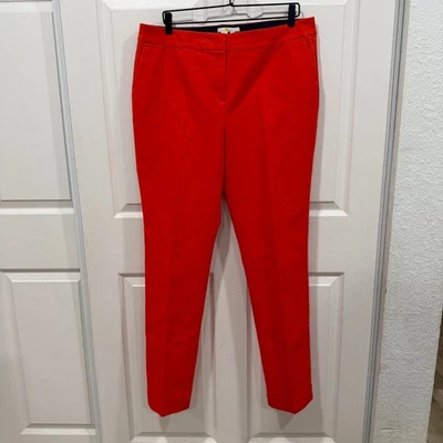 Boden Red Straight Leg Ankle Pants US 14L UK 18L Career Casual - Image 1 of 4