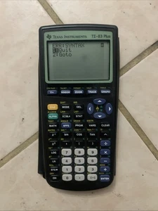 Texas Instruments TI-83 Plus Graphing Calculator - Black (83PL/TBL/1L1/A) - Picture 1 of 4