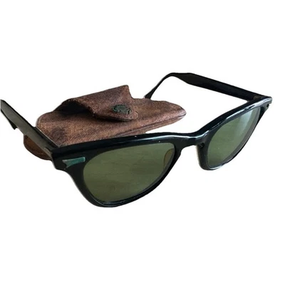 Gafas de sol Titmus Cabana vintage verdaderas para mujer ojo de gato años 50 monturas negras Foto 1 de 4