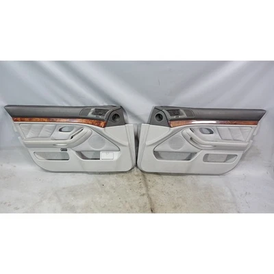 BMW E39 1997-2003 Serie 5 Panel de puerta interior delantero de fábrica molduras gris OEM Foto 1 de 4