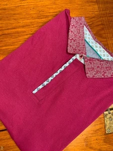 Robert Graham Polo Mens Size XL Classic Fit Burgundy Cotton Excellent! - Picture 1 of 5
