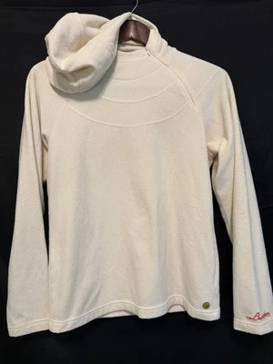 Burton L5 Mujer’s Med Hombro Cremallera Crema Sudadera con Capucha Capa Base Snowboard Foto 1 de 4