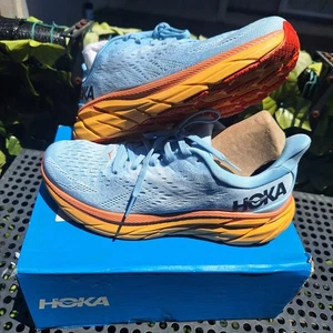 Hoka Men's Clifton 8 Running Shoes, Hoka One One Athletic Sneakers 8.5B  - Picture 1 of 12