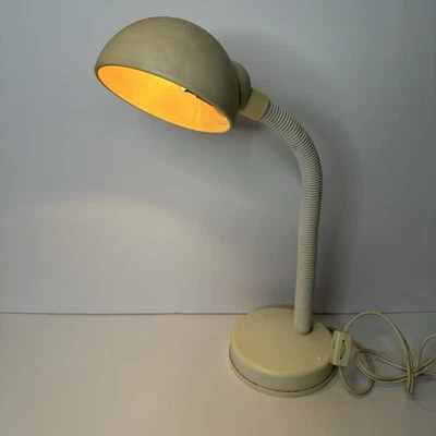 Luminaire Portable Desk Study Lamp Bright Flexible Adjustable Durable - White - Image 1 of 4