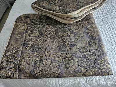 Fundas de almohada Croscill FAIRMONT púrpura/dorado 21x27" hechas estándar en EE. UU. Foto 1 de 4