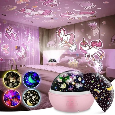 Star Unicorn Projector, Unicorn Gifts for Girls Toys Age 2 3  4 Year Old Girl - Image 1 of 4