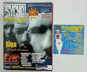 84702 PSYCHO! 2000 n. 33 - Korn / Necrodeath / Metallica / Dakrua + CD - Picture 1 of 4