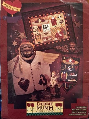 Vintage Debbie Mum Angel Love Sampler Quilt Mum’s The Word - Image 1 of 2