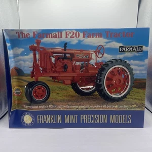 Franklin Mint 1:12 Scale Farmall Model A Farm Tractor W/ Brochure New In Box - Picture 1 of 16
