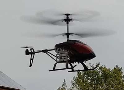 RC 3-Kanal Hubschrauber 2,4 GHz Helikopter Koaxial RTF Gyro-System Komplettset - Bild 1 von 4