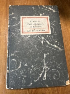 Rebrandts Hand Drawings Handzeichnungen Book Antiquarian - Foto 1 di 6