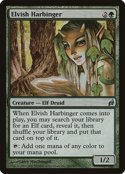 Elvish Harbinger Regular - Lorwyn MTG-LP - Image 1 of 1