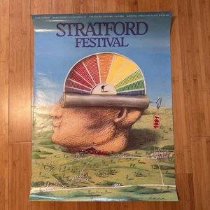 Rare Vintage 1991 Stratford Festival Canada Jerry Kolacz 39th Season Poster - Bild 1 von 12