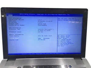 GATRON SP15R-UMA Laptop15.6"(Pentium PU B940 2.0GHZ,4GB,No,SSD,Os,Adapter - Picture 1 of 12