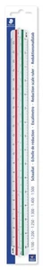STAEDTLER Ruler Triangular Scale Plastic 561 98-4BK - Picture 1 of 4