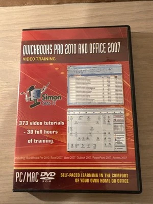 Quickbooks Pro 2010 And Office 2007 training video DVD-ROM - Image 1 of 4